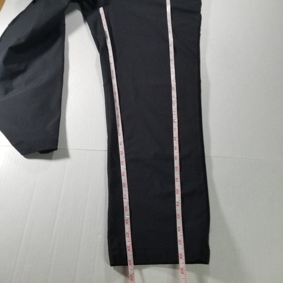 Lululemon ABC Pants Black 38x29 Warpstreme Chinos Flat Front Stretch 29" Inseam - Picture 9 of 10
